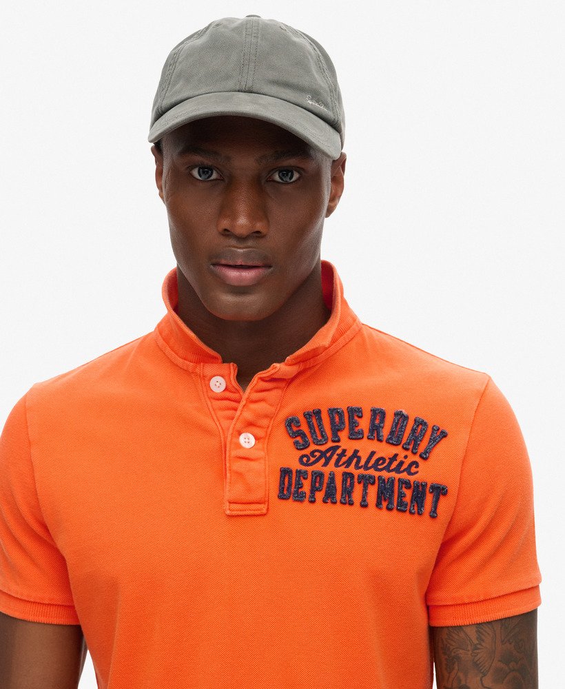 camisa polo esportiva vintage na cor laranja denver