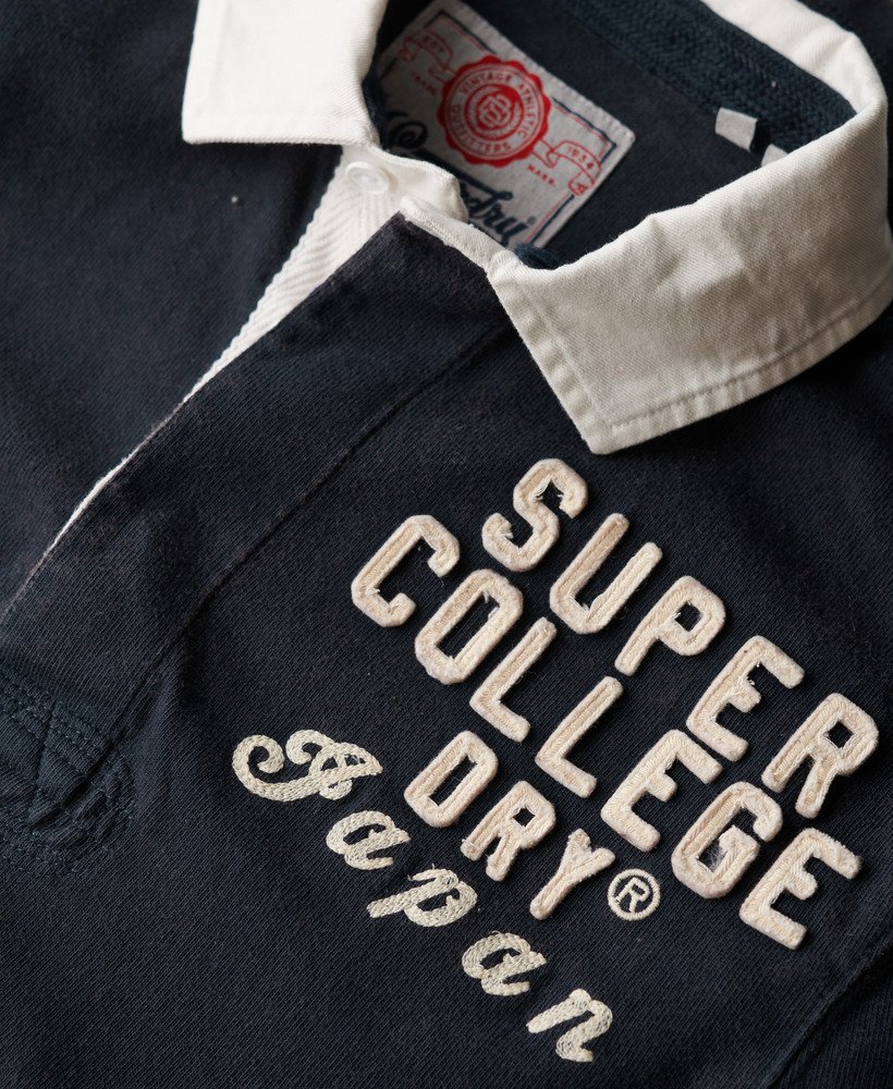 camisa de rugby esportiva na cor azul-marinho eclipse