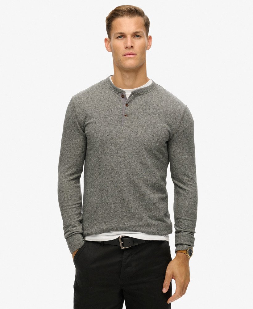 the merchant store - grandad top em grindle cinza escuro heritage