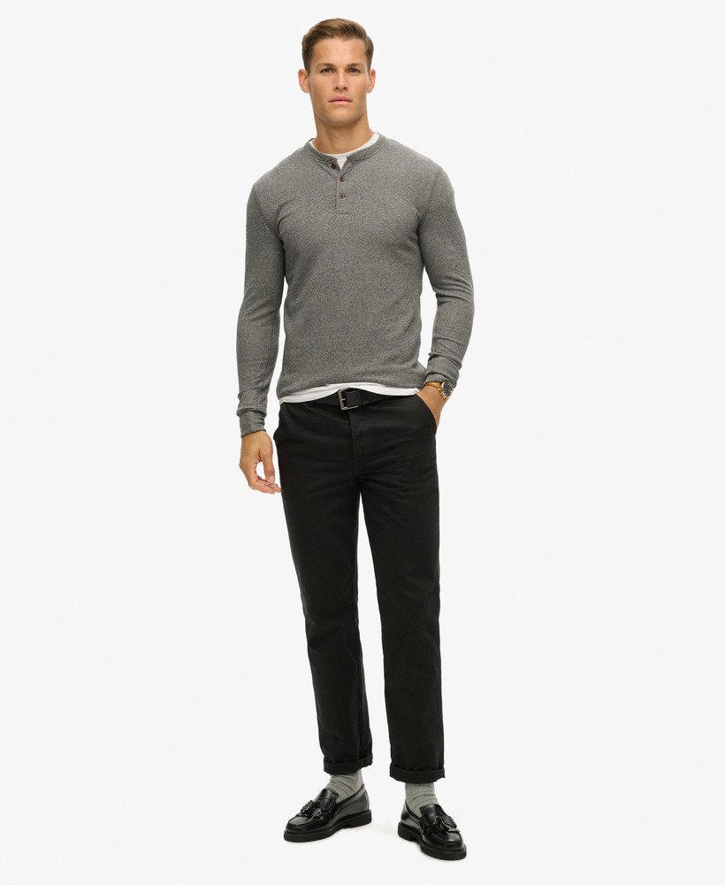 the merchant store - grandad top em grindle cinza escuro heritage