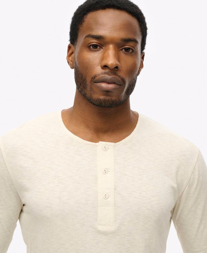 Loja Merchant - Camiseta Henley Leve