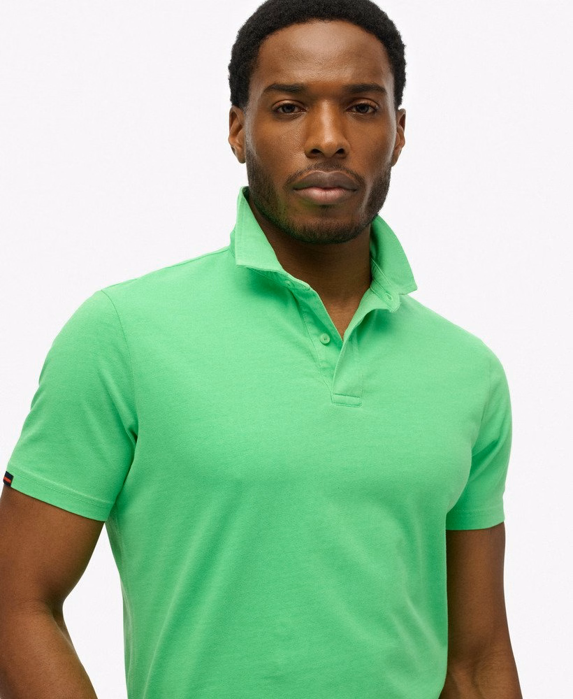Camisa polo essencial em malha