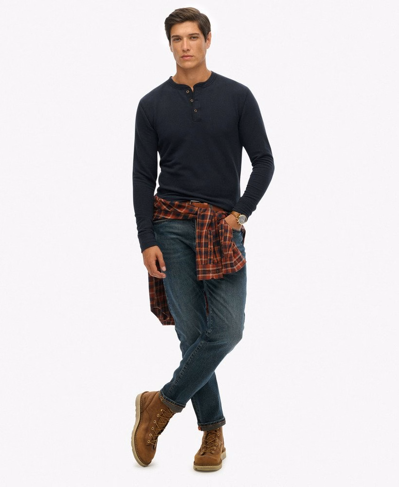 Loja Merchant - Blusa Henley