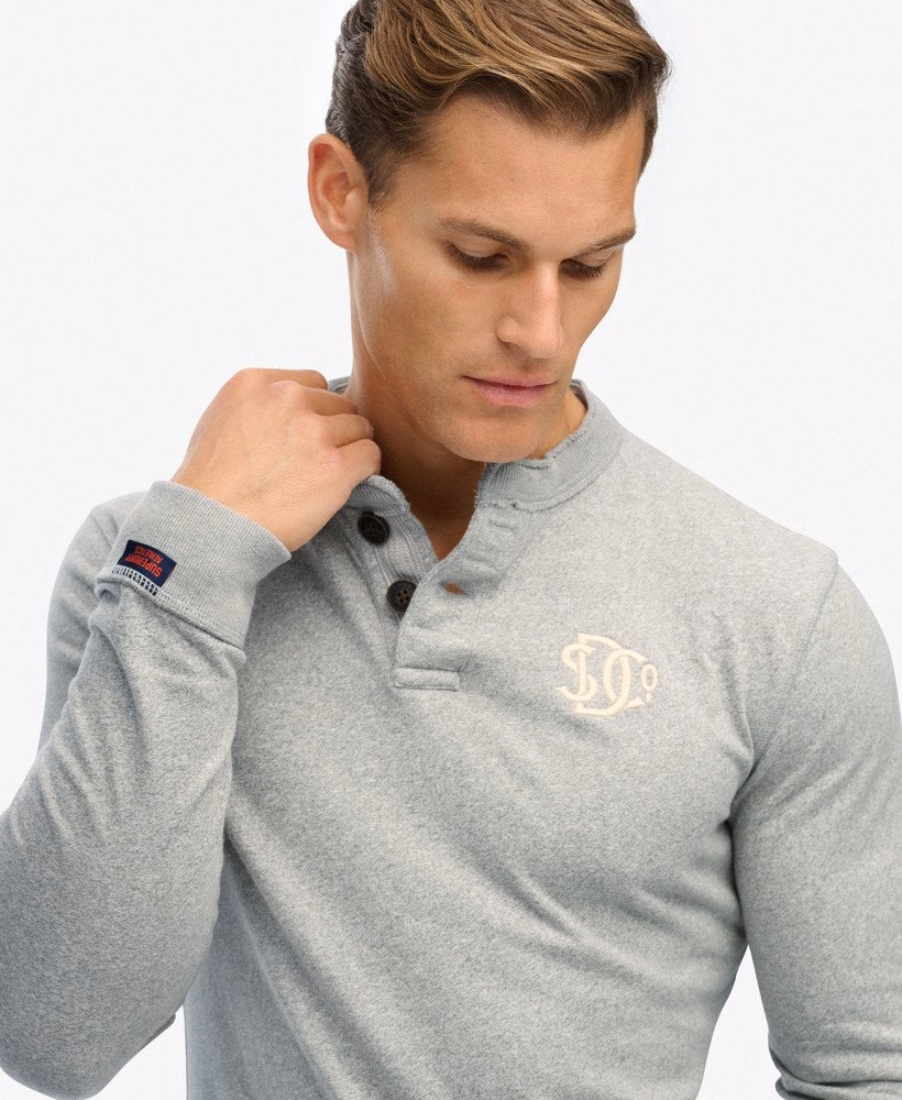Camisa Henley Vintage Athletic