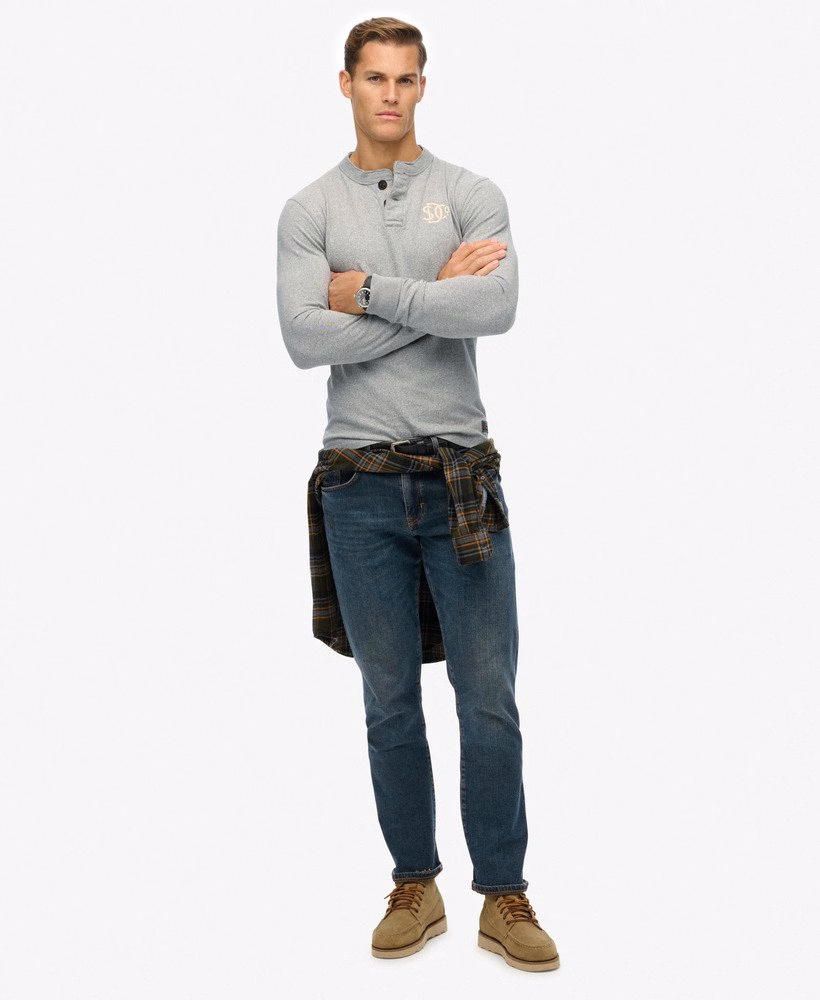 Camisa Henley Vintage Athletic
