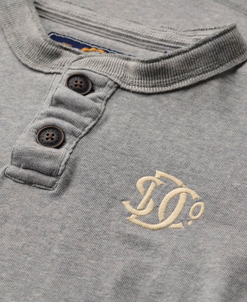 Camisa Henley Vintage Athletic