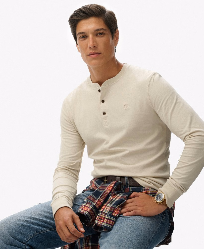 Camisa Henley Clássica Essencial