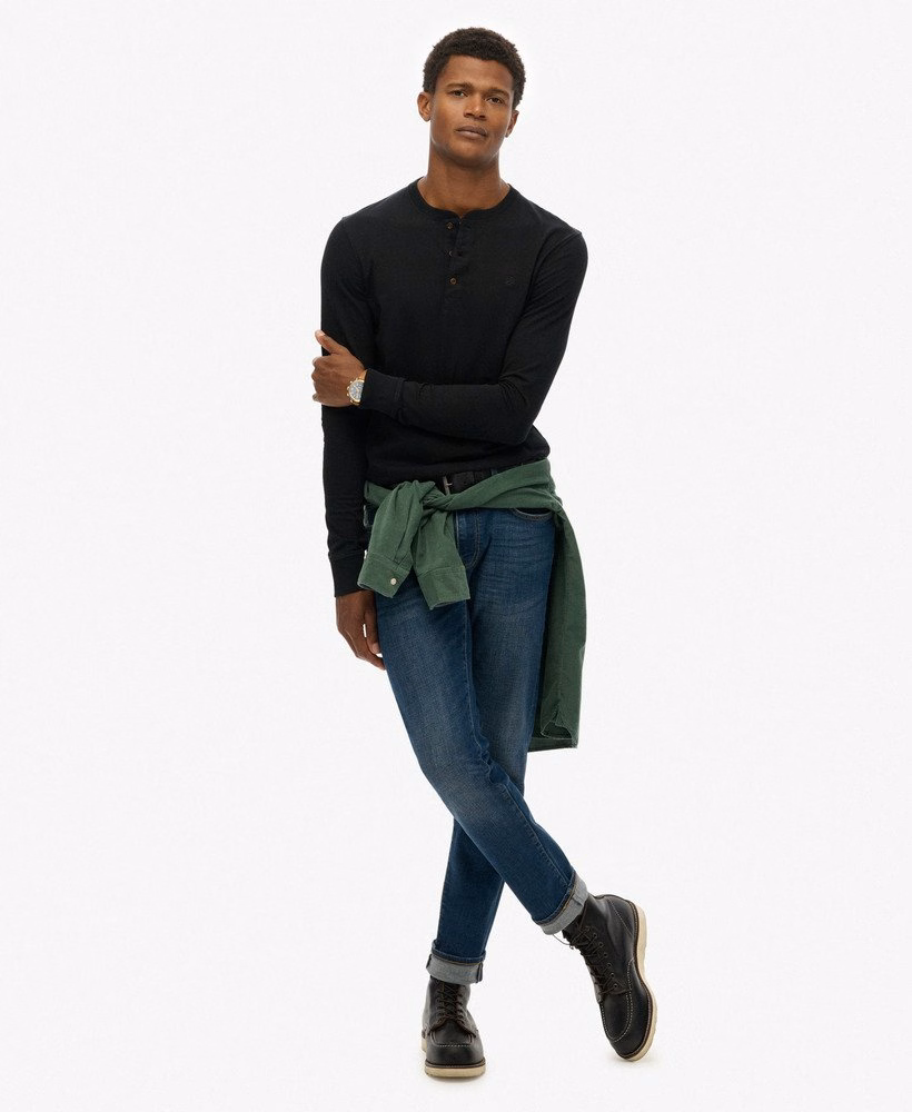 Camisa Henley Clássica Essencial
