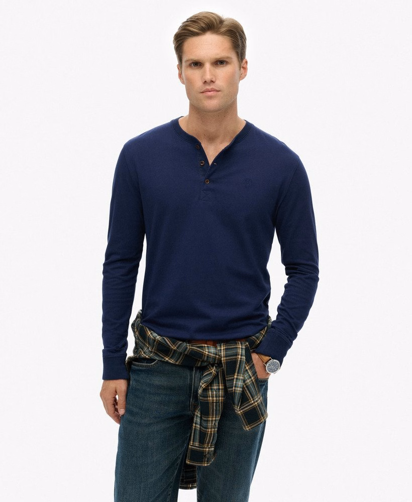 Camisa Henley Clássica Essencial