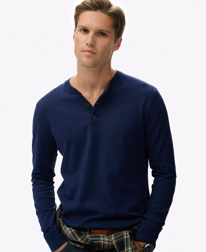 Camisa Henley Clássica Essencial