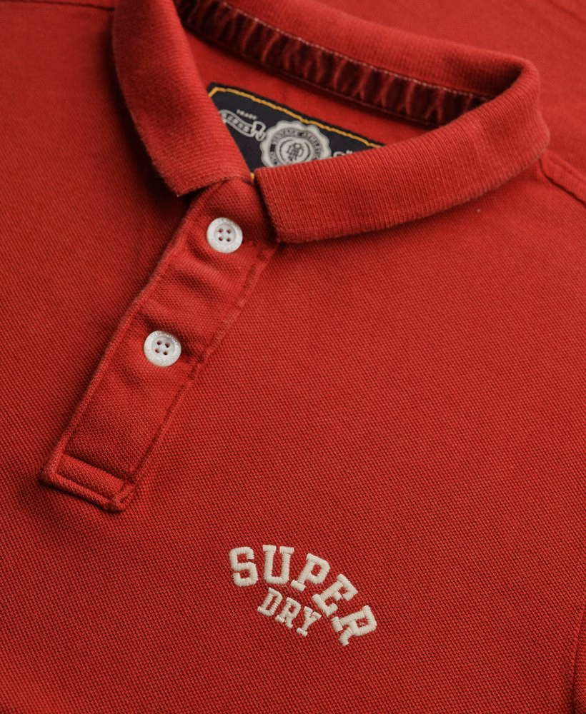 Camisa polo vintage esportiva bordada
