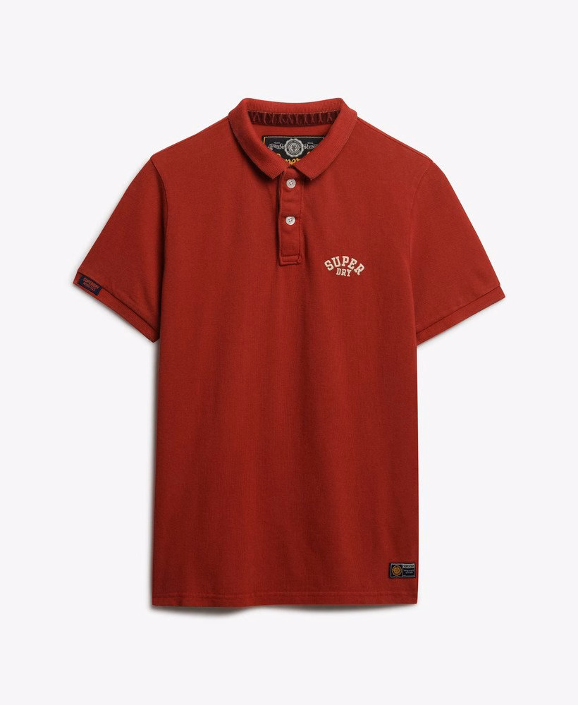 Camisa polo vintage esportiva bordada