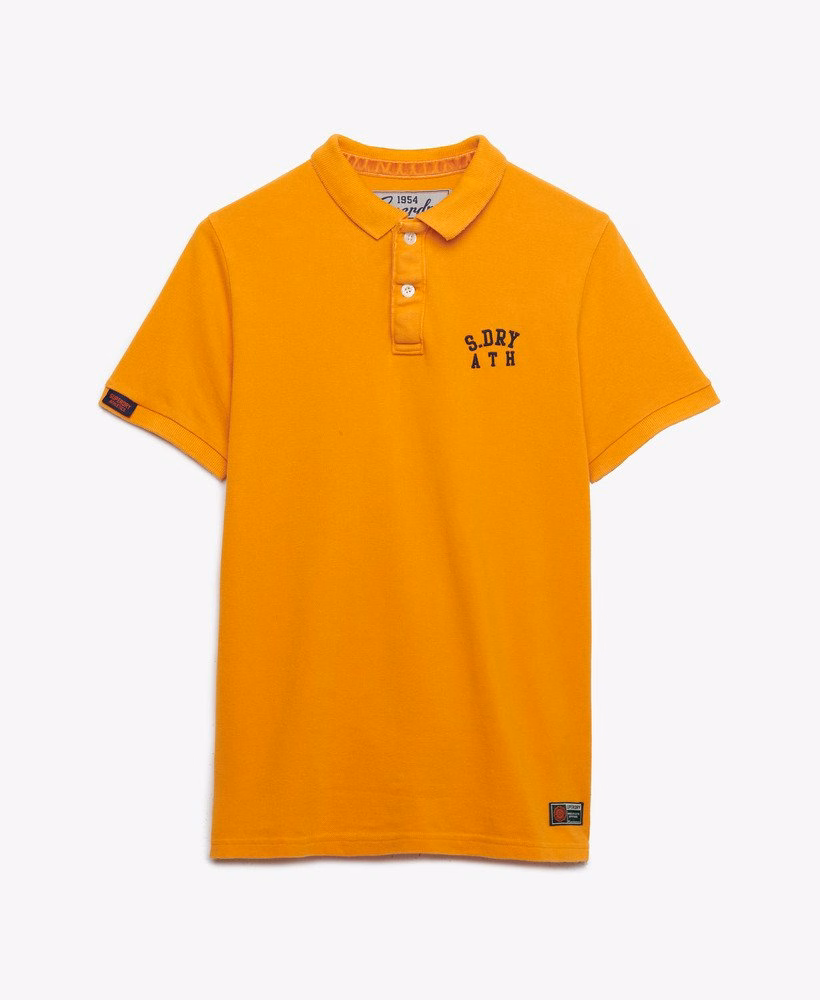 Camisa polo vintage esportiva bordada