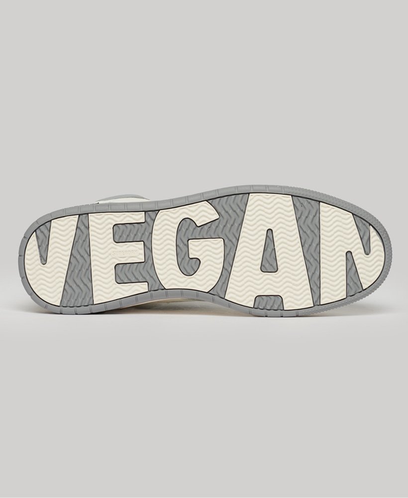 tênis de cano alto vegano jump na cor Óptica