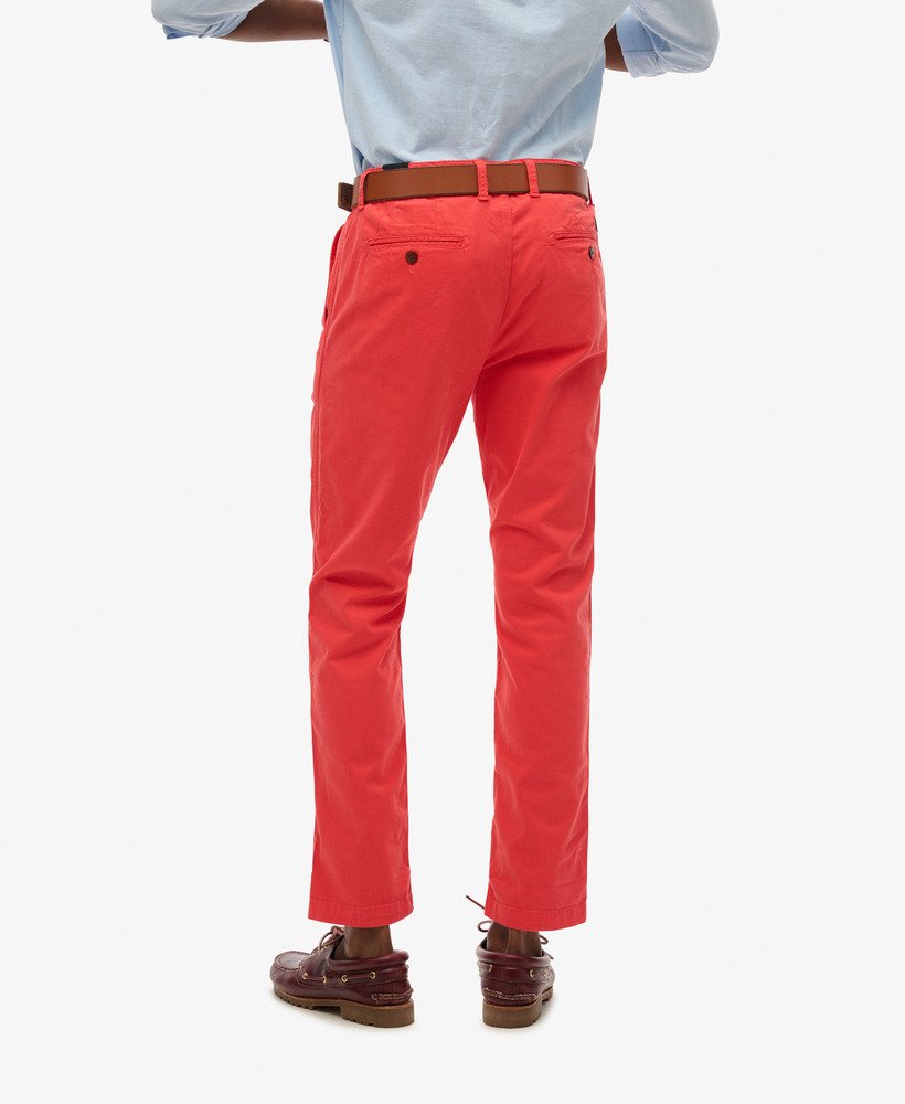 calça chino slim fit rosa-caiena