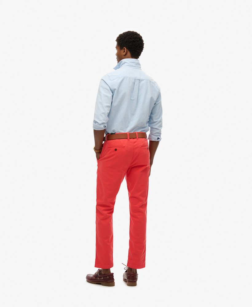 calça chino slim fit rosa-caiena