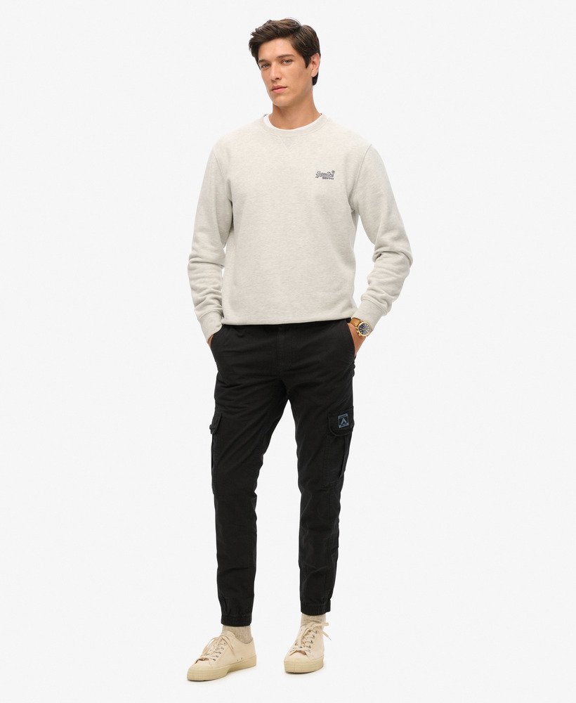 calça para cargo slim na cor preta