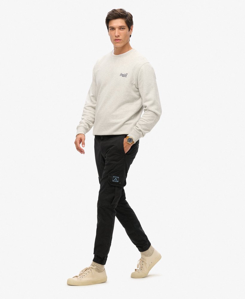 calça para cargo slim na cor preta