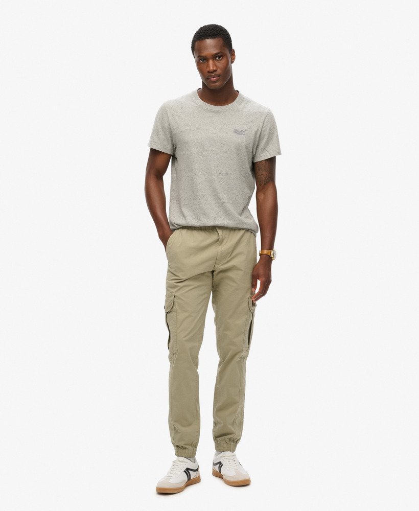calça para cargo slim na cor verde cáqui claro