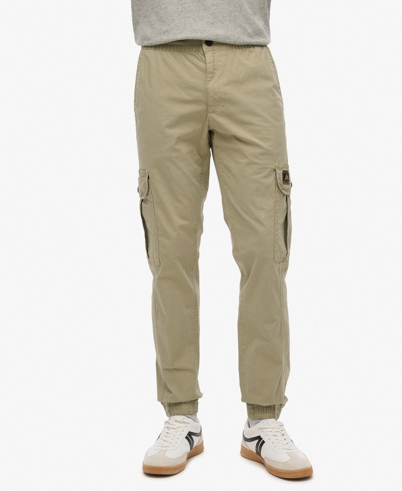calça para cargo slim na cor verde cáqui claro