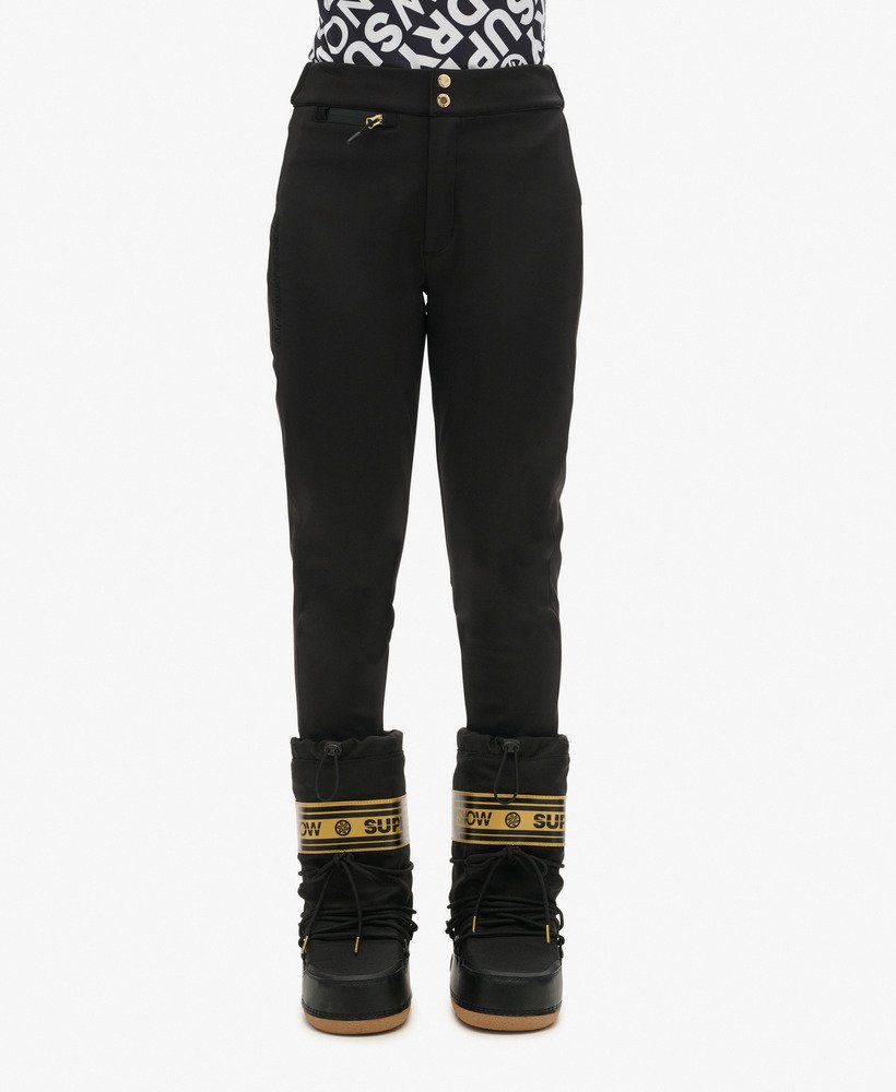 calça legging de neve ski luxe na cor preta.