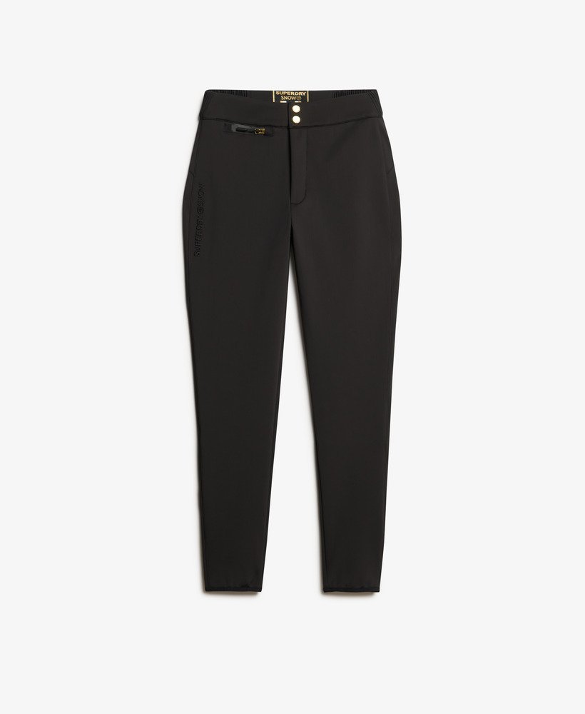 calça legging de neve ski luxe na cor preta.
