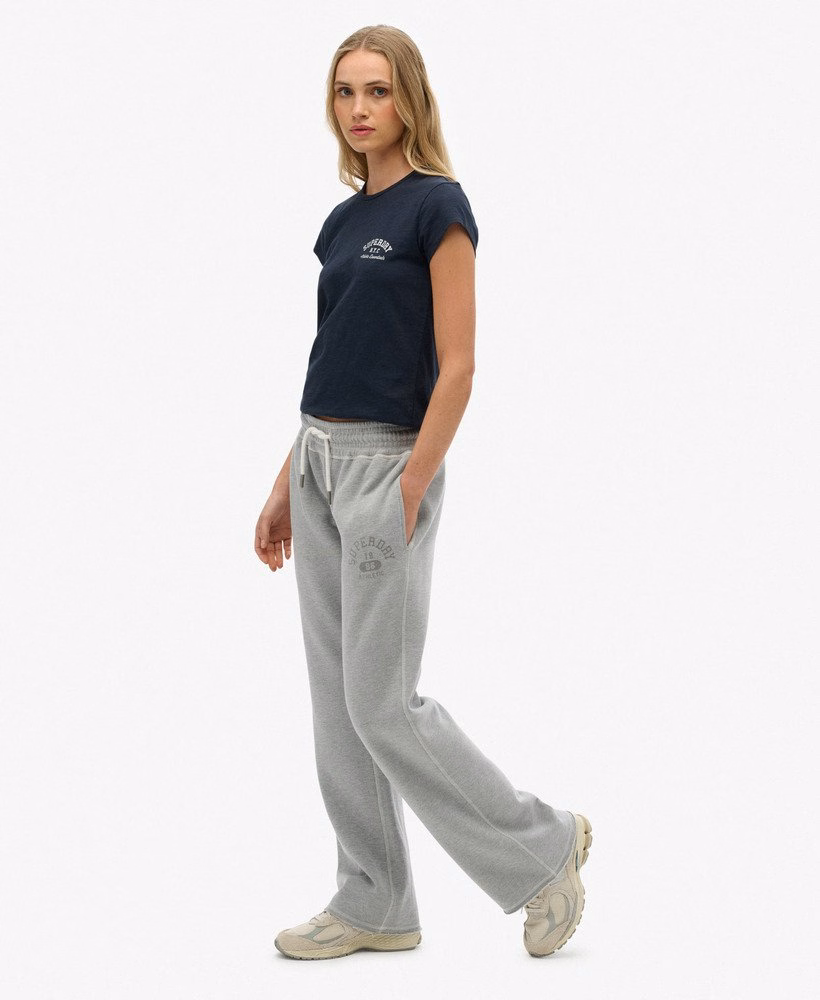 Calça Jogger Flare com Estampa Esportiva