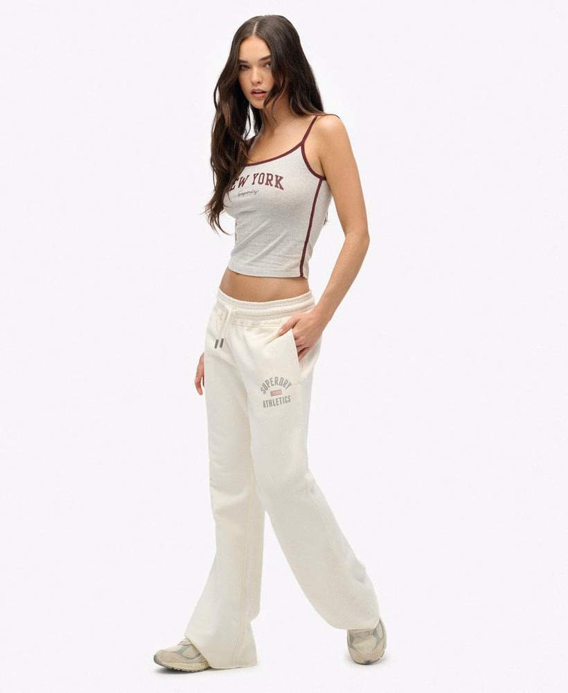 Calça Jogger Flare com Estampa Esportiva