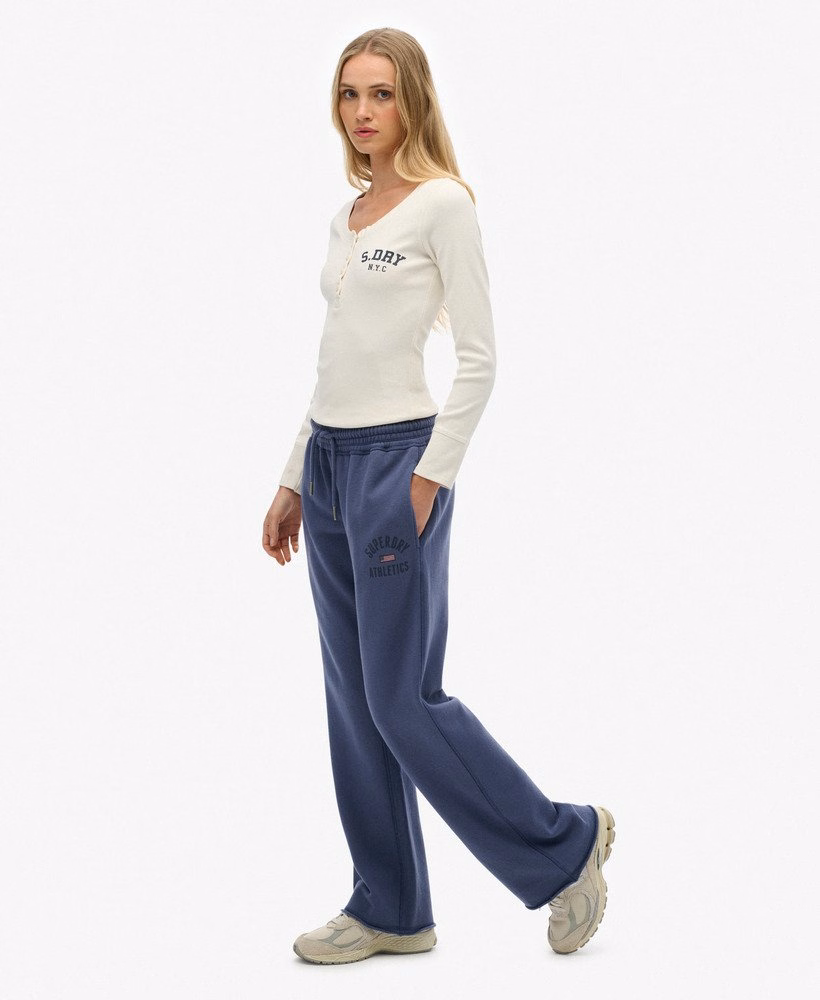 Calça Jogger Flare com Estampa Esportiva