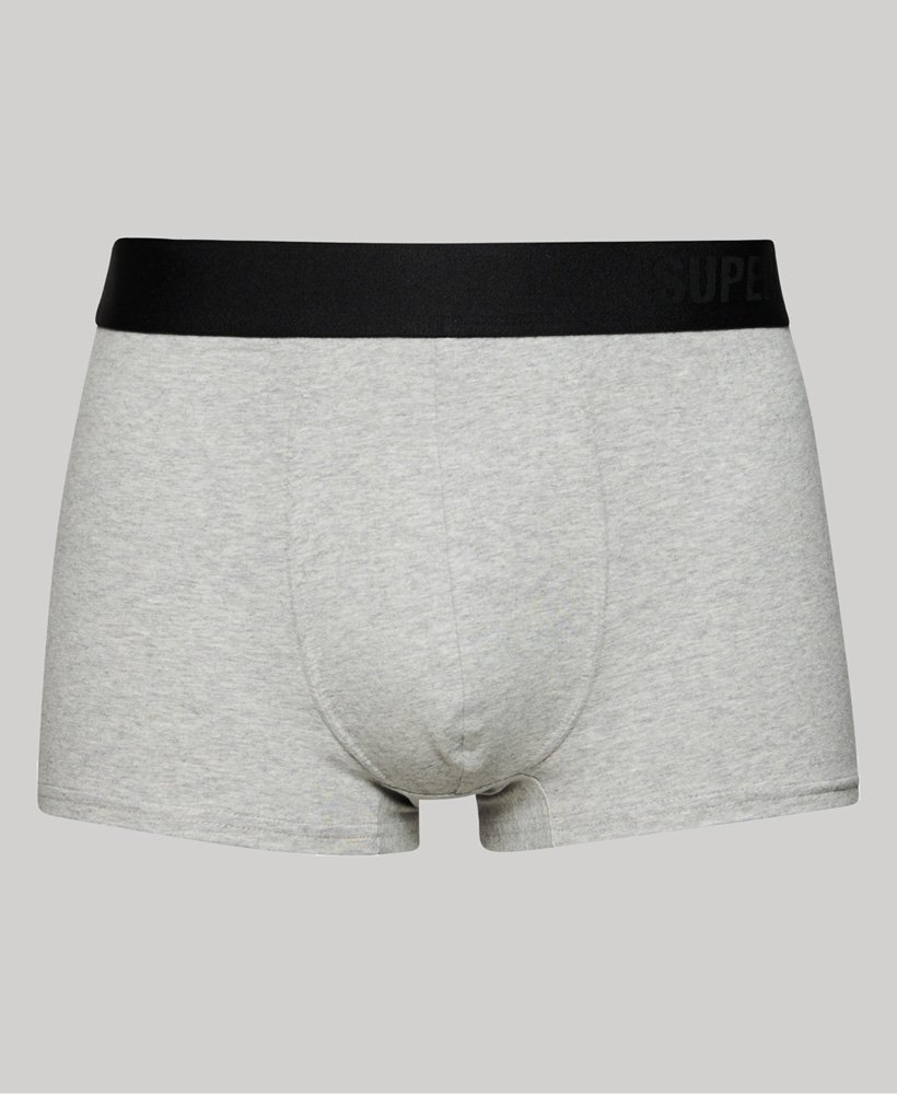 conjunto duplo trunk offset em algodão orgânico na cor carvÃocinza